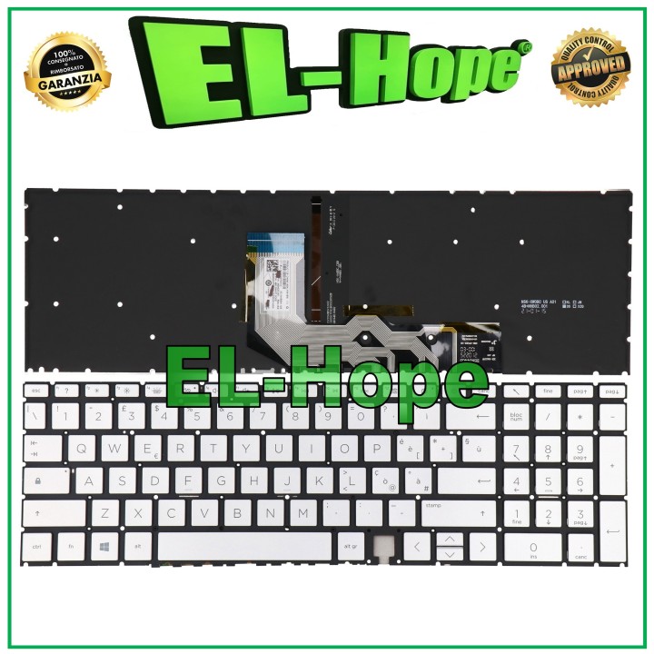 Clavier re'troe'claire' pour ordinateur portable HP ENVY X360 15-ED 15-AG 15-EE 17-CG