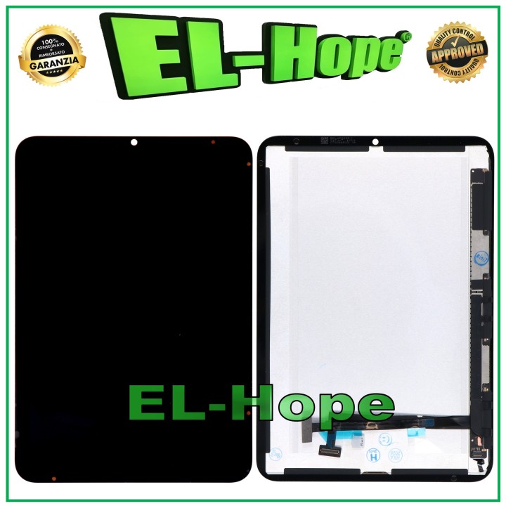 Écran LCD tactile pour iPad Mini 7 janvier 2024 A2993 A2995 A2966 Noir