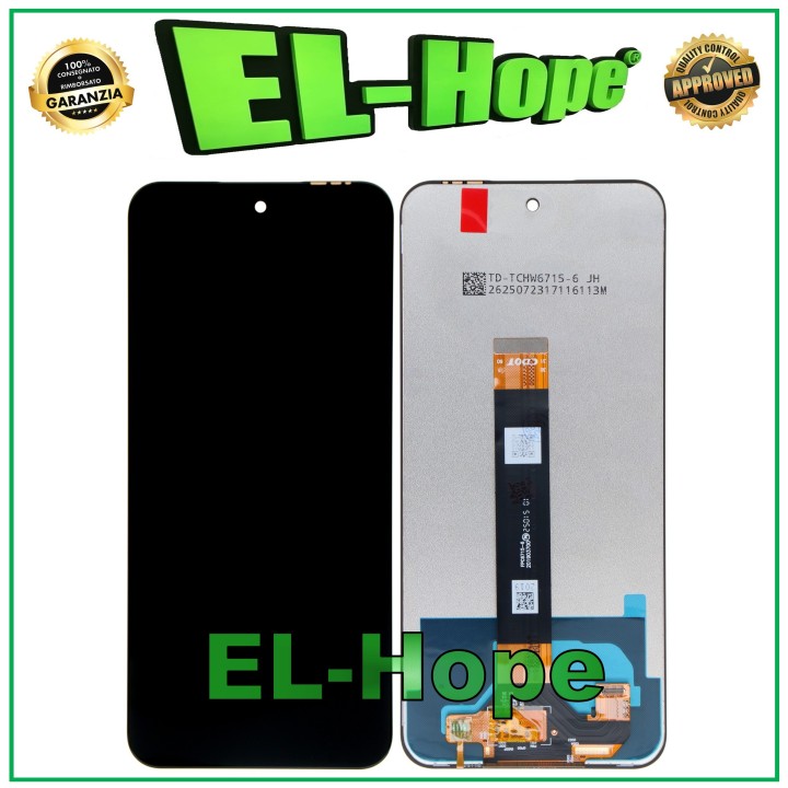 Écran LCD + e'cran tactile pour TCL 60R 5G T519H, e'cran en verre assemble'