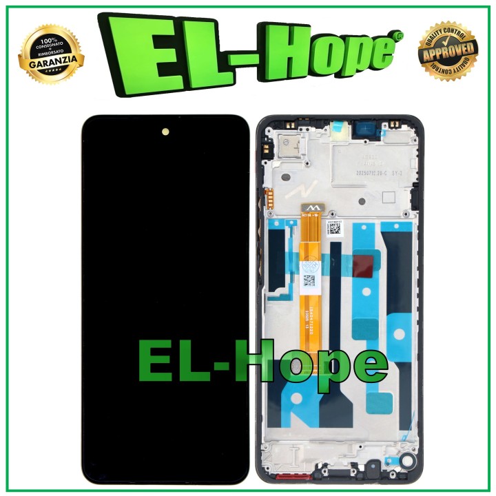 Écran LCD + cadre pour OPPO REALME C75 4G RMX3941, e'cran tactile en verre, assemble'