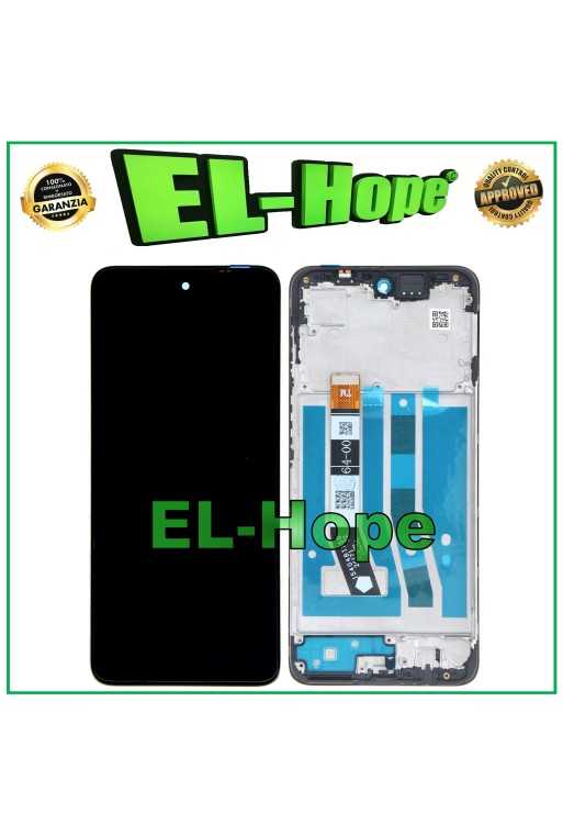 Écran LCD + cadre pour Motorola Moto G64 5G XT2431, e'cran tactile en verre noir