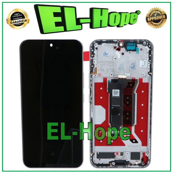 Écran OLED LCD pour Honor 400 5G DNY-NX9, e'cran tactile en verre et cadre dore'