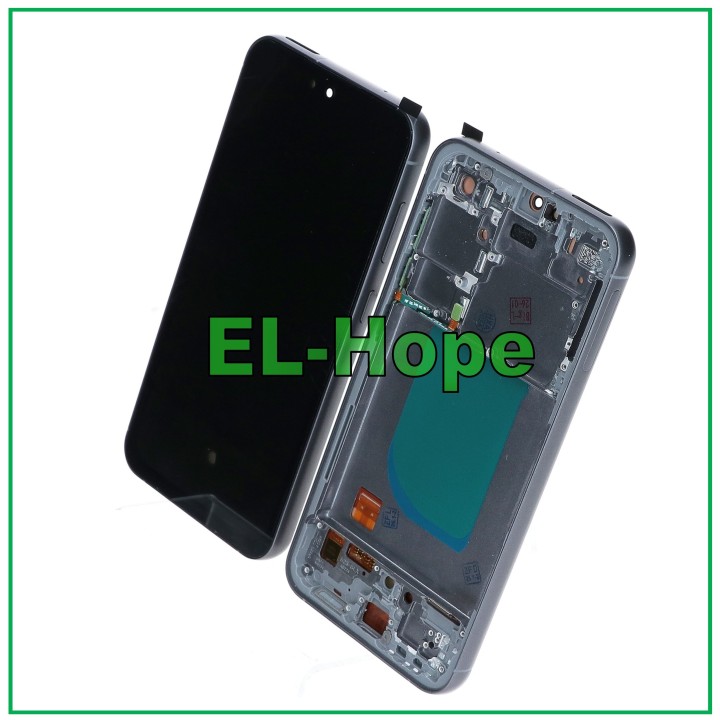Écran tactile OLED LCD pour Samsung Galaxy S23 FE 5G 2023 SM-S711 + cadre noir
