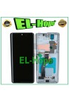 Écran tactile OLED LCD pour Samsung Galaxy S21 Ultra SM-G998, verre + cadre blanc
