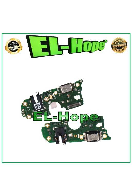 Connecteur de station de charge pour OPPO A38 4G CPH2579 / A18 CPH2591, prise microphone