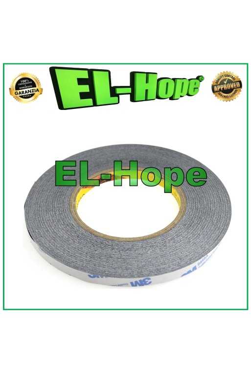 Ruban adhe'sif double face noir 3M de 5 mm pour e'crans tactiles, te'le'phones portables et tablettes, 25 me'tres