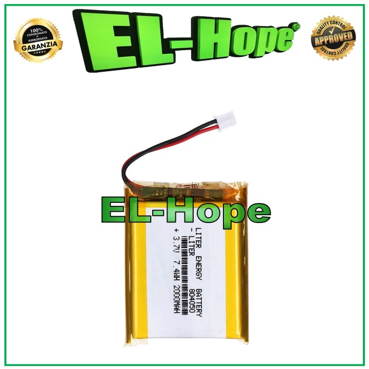 Connecteur de batterie universel de remplacement DIY 804050, 2P-PH, pas de 2 mm