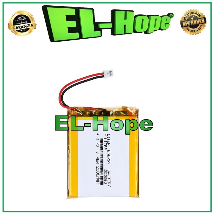 Connecteur de batterie universel de remplacement DIY 505060, 2P-PH, pas de 2 mm