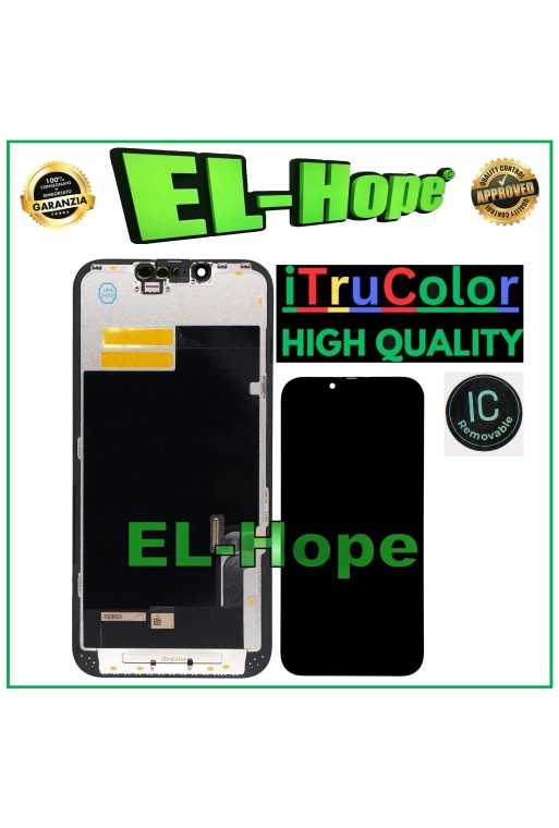 Écran LCD OLED rigide haut de gamme iTruColor pour iPhone 13 tactile