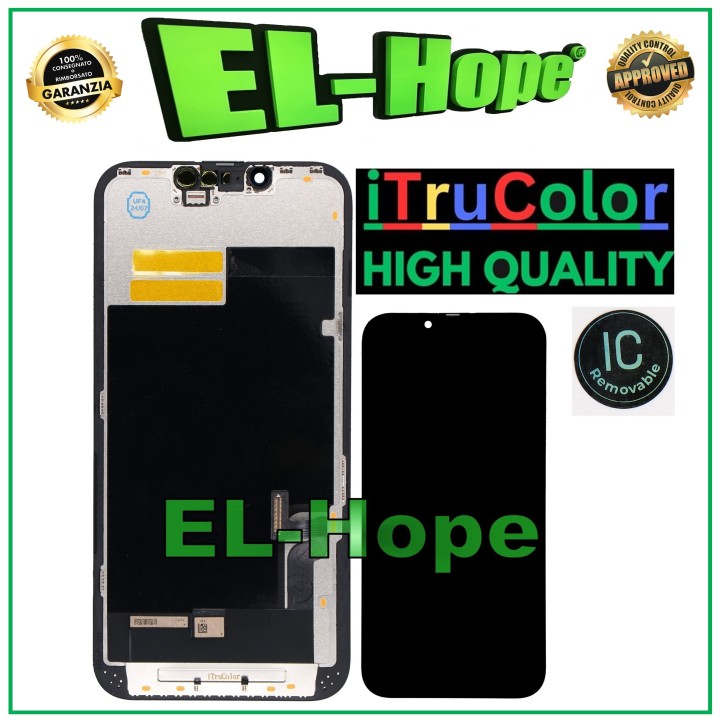 Écran LCD OLED rigide haut de gamme iTruColor pour iPhone 13 tactile