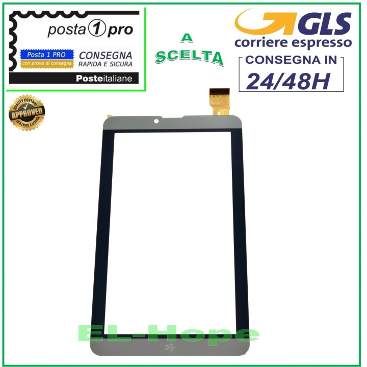 Écran tactile en verre Mediacom SmartPad i2 7 M-SP7I2AC M-SP7I2A Gris d origine
