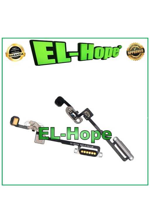 Bouton de alimentation plat et flexible + microphone pour montre connecte'e Apple Watch Series 5 44 mm