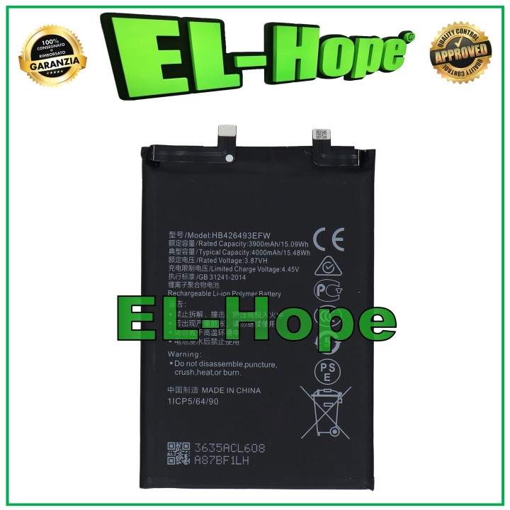 BATTERIE HB426493EFW POUR HONOR 50 SE JLH-AN00 /Nova 9 SE /Nova 10 ÉGAL ORIGINAL
