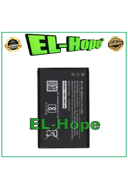 Batterie BL-L5G pour Nokia 105 4G 800 mAh - Qualite' e'quivalente a' l originale