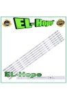 Kit de 6 barres de 9 LED pour te'le'viseur Hisense 65 pouces CRHBX65X1U813030T060999P JL-D65091330-003AS
