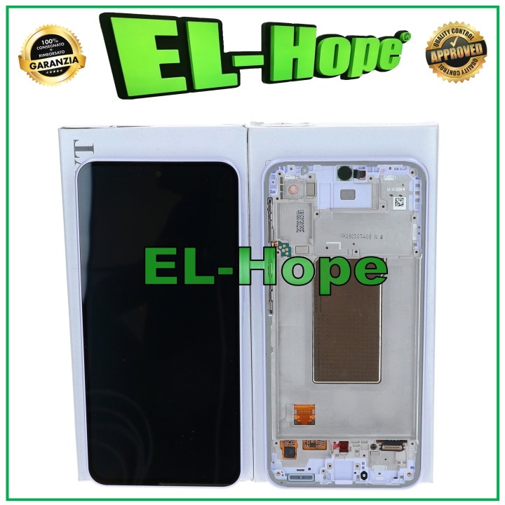 Écran tactile LCD d origine pour Samsung A37 SM-A376, cadre violet, GH82-39232D