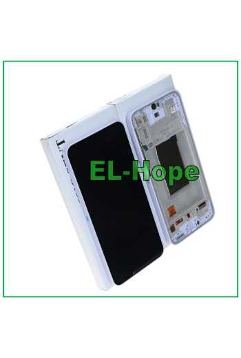 Écran tactile LCD d origine pour Samsung A37 SM-A376, cadre violet, GH82-39232D
