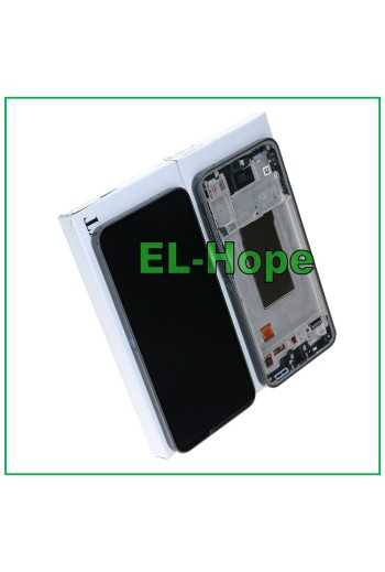 Écran tactile LCD d origine pour Samsung A37 SM-A376, cadre noir, GH82-39232A