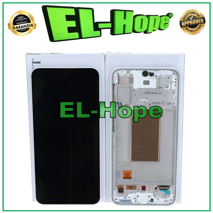 Écran tactile LCD d origine pour Samsung A37 SM-A376, cadre blanc, re'fe'rence GH82-39232C