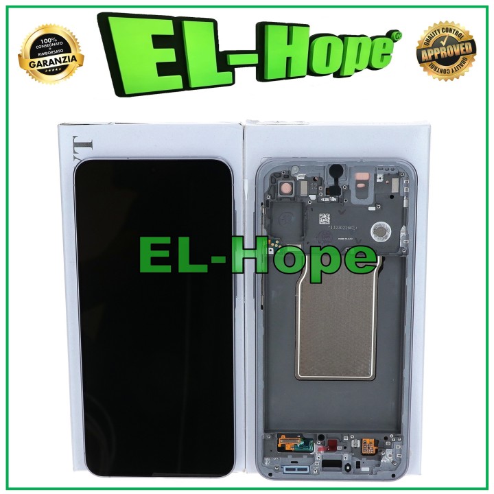 Écran tactile LCD d origine pour Samsung A57 SM-A576, cadre gris GH82-39285A
