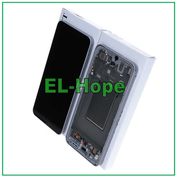 Écran tactile LCD d origine pour Samsung A57 SM-A576, cadre gris GH82-39285A