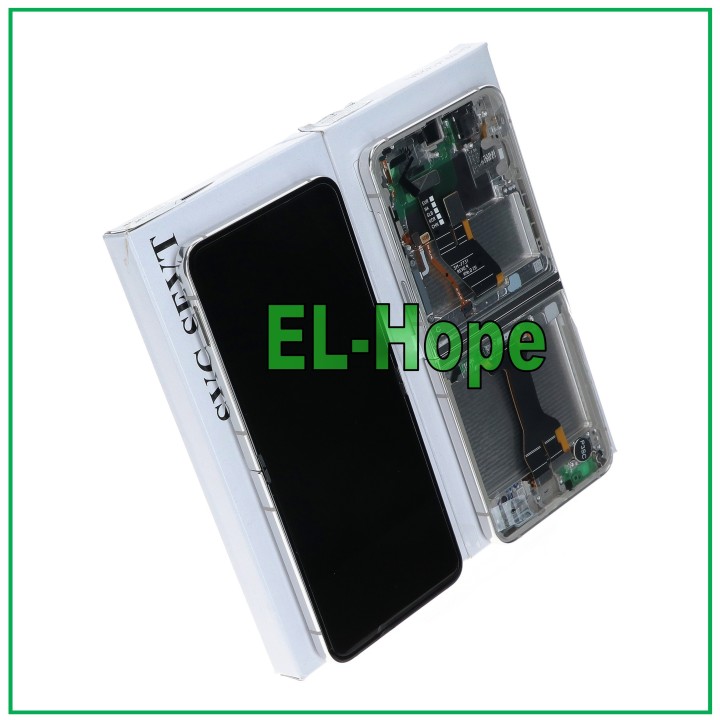 Écran tactile LCD d origine pour Samsung SM-F731 Z Flip 5 cre'me GH82-31827B