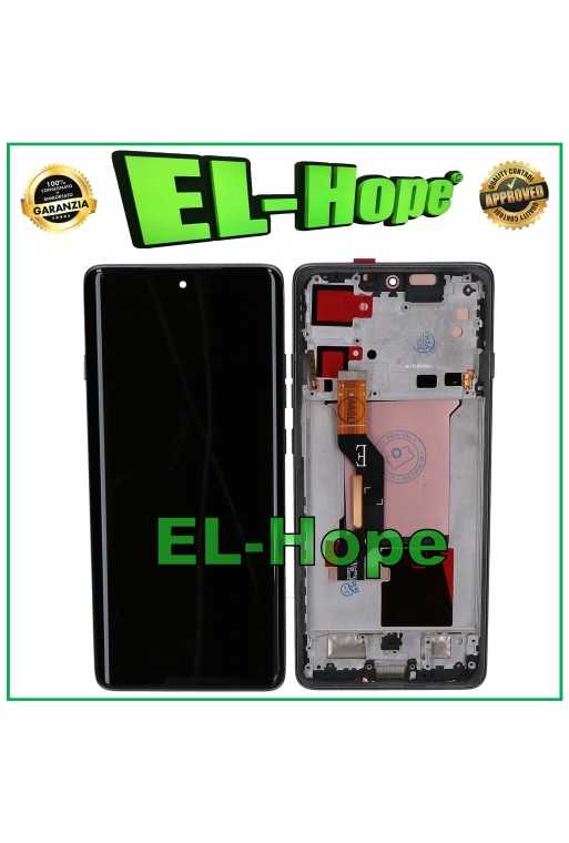 Écran tactile OLED LCD + cadre pour Motorola Moto Edge 60 Pro XT2507 Gris
