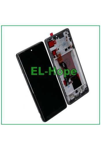 Écran tactile OLED LCD + cadre pour Motorola Moto Edge 60 Pro XT2507 Gris