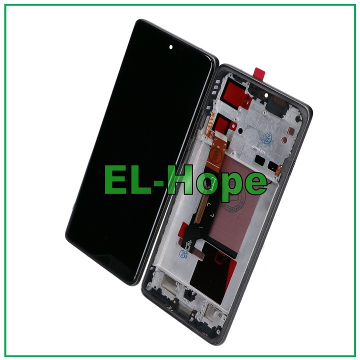 Écran tactile OLED LCD + cadre pour Motorola Moto Edge 60 Pro XT2507 Gris