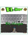 Clavier italien re'troe'claire' argente' pour ordinateur portable ASUS D509 X515 F515 S515