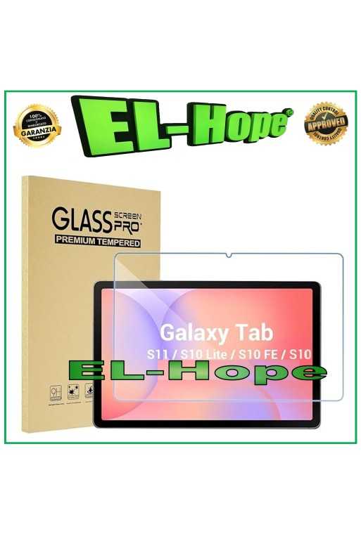 Film de protection en verre trempe' pour e'cran LCD Samsung Tab S10 / S10 Lite / S10 FE / S11