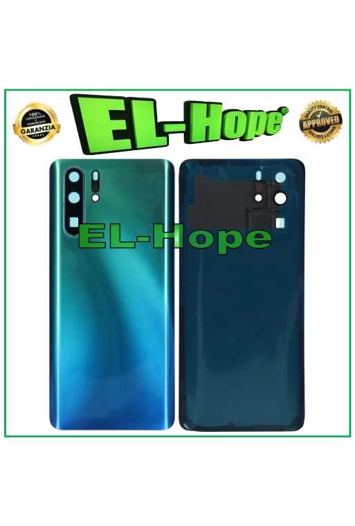 Coque de batterie pour Huawei P30 Pro VOG-AL00 L09 L29, coque arrie're en verre bleu