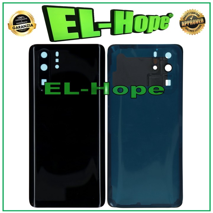 Coque de batterie pour Huawei P30 Pro VOG-AL00 L09 L29, e'tui en verre noir