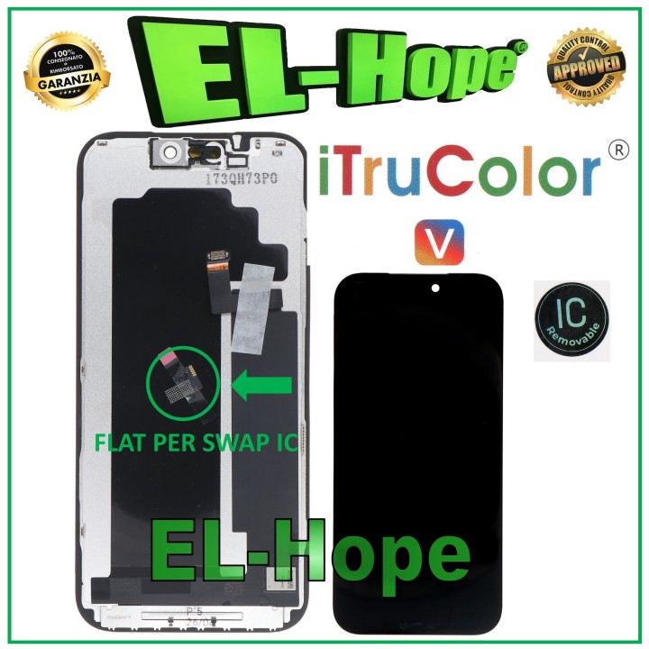Écran LCD iTruColor INCELL pour Apple iPhone 17 Pro Max, e'cran tactile en verre