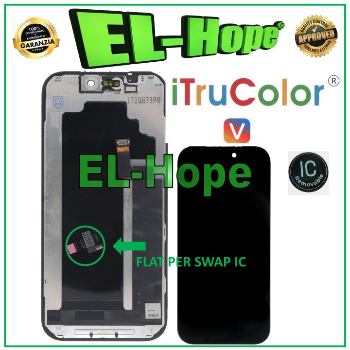 Écran LCD iTruColor INCELL pour Apple iPhone 17 Pro, e'cran tactile en verre