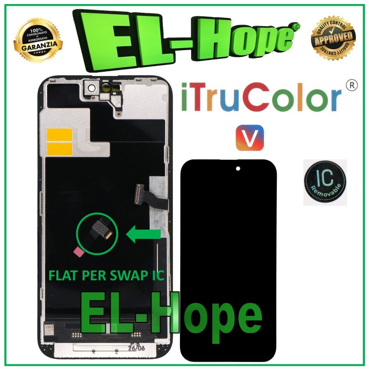 Écran LCD iTruColor INCELL pour Apple iPhone 14 Pro Max, e'cran tactile en verre