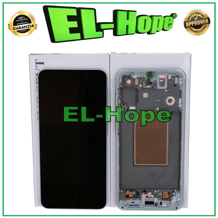 Écran tactile LCD d origine pour Samsung A57 SM-A576, cadre bleu, GH82-39285C