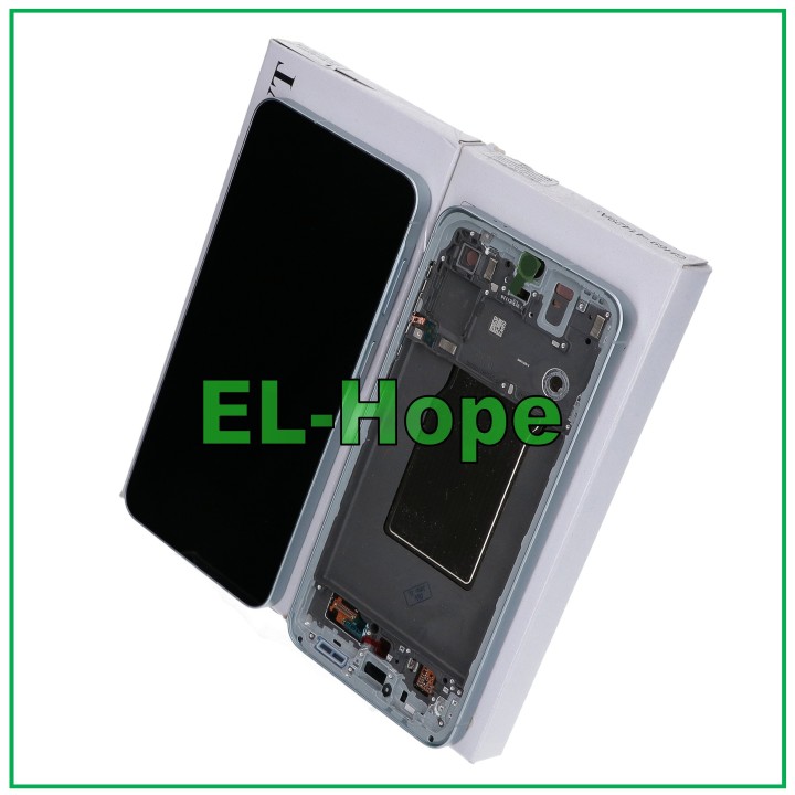 Écran tactile LCD d origine pour Samsung A57 SM-A576, cadre bleu, GH82-39285C