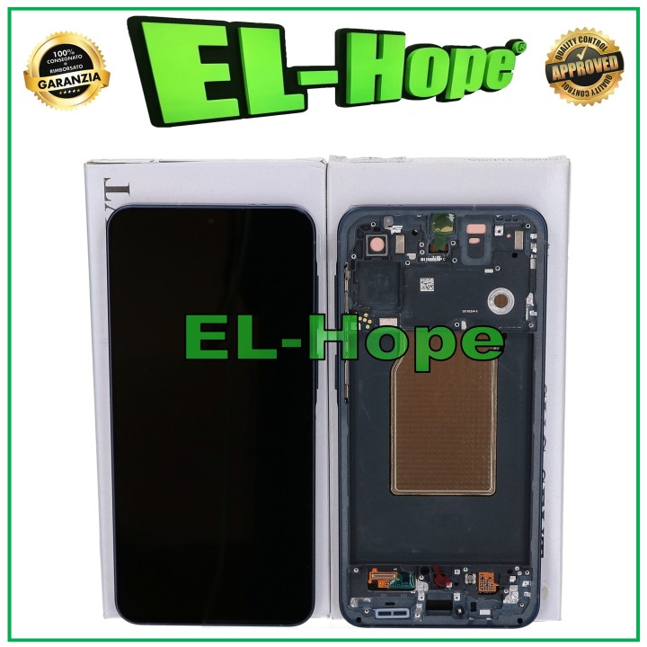 Écran tactile d origine Samsung A57 SM-A576, cadre bleu marine GH82-39285B