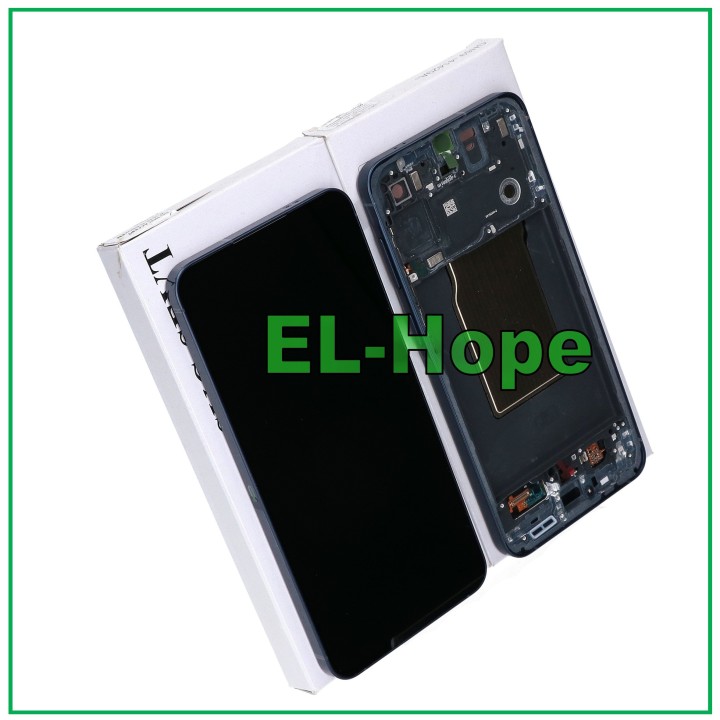 Écran tactile d origine Samsung A57 SM-A576, cadre bleu marine GH82-39285B