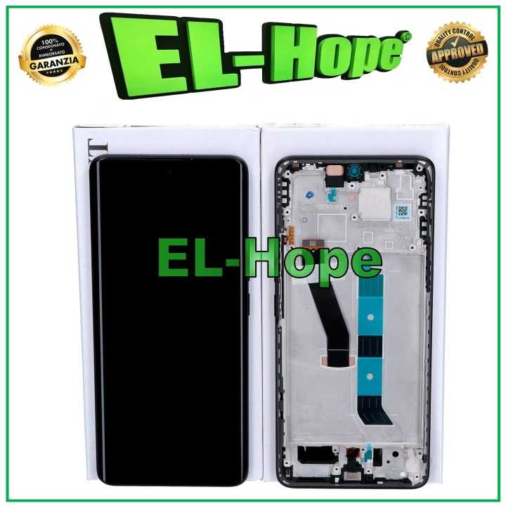 Écran tactile d origine Xiaomi Redmi Note 15 5G 25096RA9BG, cadre noir