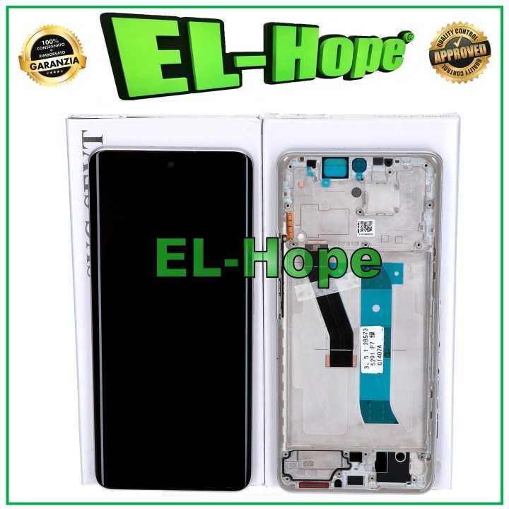 Écran tactile d origine Xiaomi Redmi Note 15 4G 2510DRA23E, cadre vert