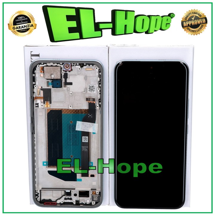 Écran de service d origine Xiaomi Redmi Note 15 Pro+ Plus 5G 2510ERA8B, cadre bleu