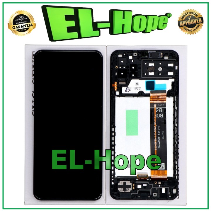Écran LCD tactile d origine avec cadre pour Samsung A13 4G 2022 SM-A137 F GH82-29227A