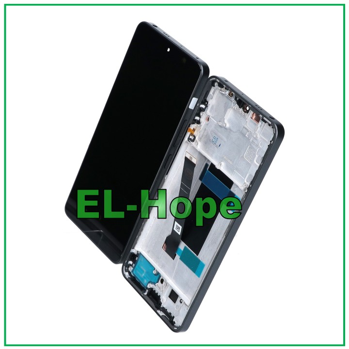 Écran tactile OLED LCD pour Xiaomi Redmi Note 13 Pro 5G 2312DRA50C, cadre noir