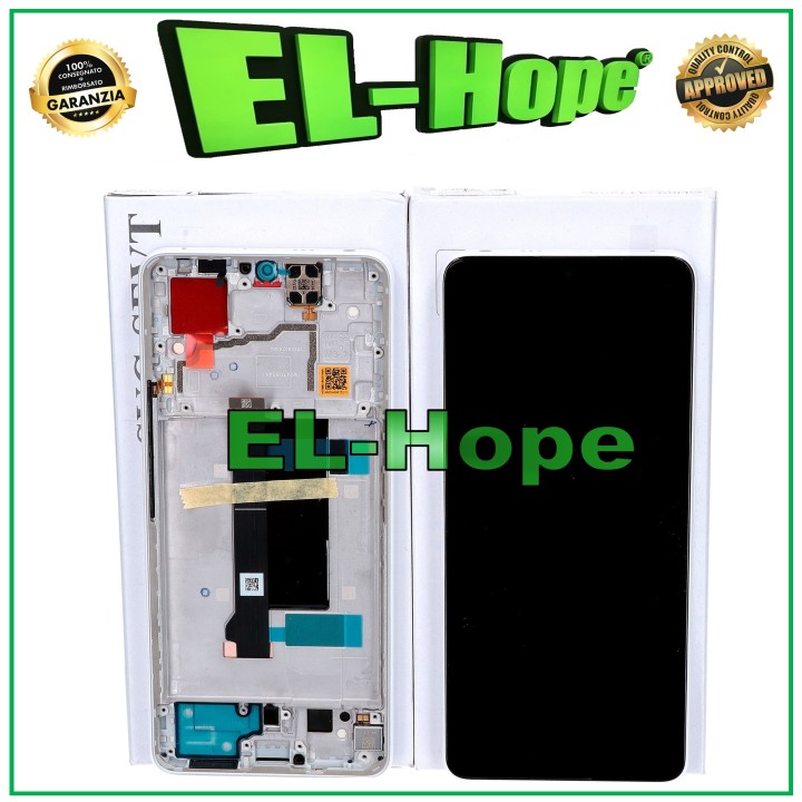 Écran LCD tactile a' cadre, blanc, d origine, pour Xiaomi Poco X6 5G 23122PCD1