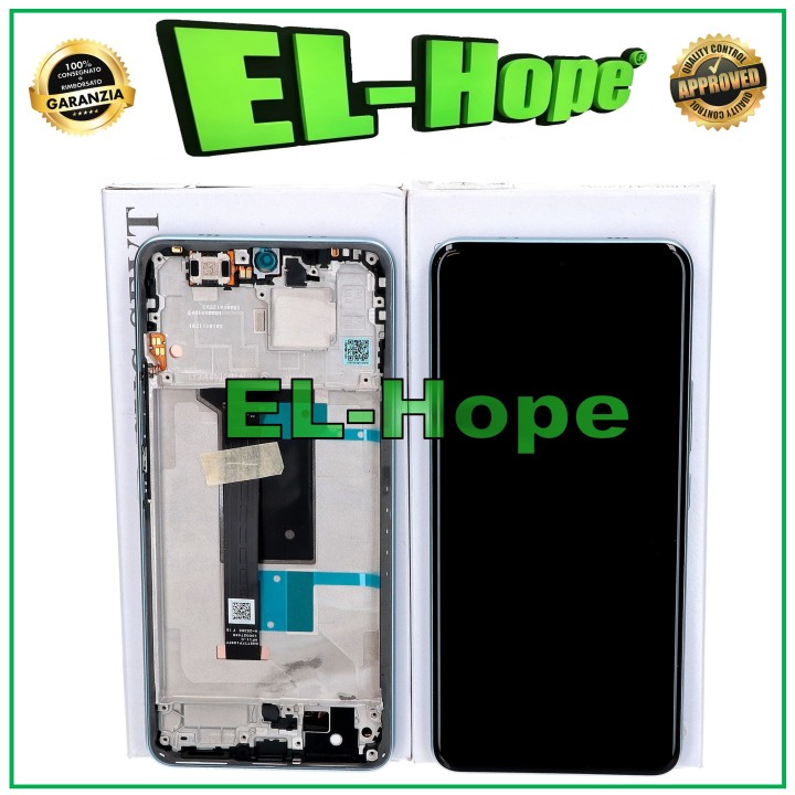 SERVICE D ÉCRAN TACTILE D ORIGINE XIAOMI REDMI NOTE 15 PRO 4G 25100RA69G CADRE BLEU