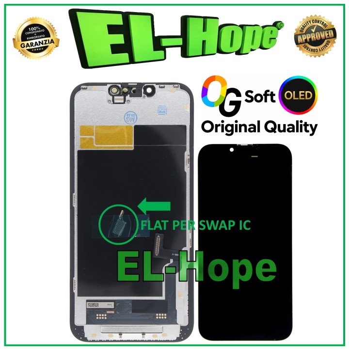 Écran OLED LCD souple OG pour iPhone 13, ecran tactile en verre, equivalent a l original