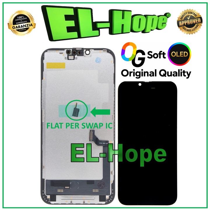 Écran OLED LCD souple d origine pour iPhone 14 Plus, ecran tactile en verre, equivalent a l original