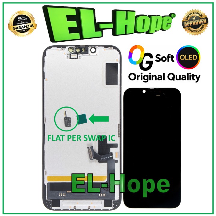 Écran OLED LCD souple OG pour iPhone 14 Pro, tactile, 120 Hz, equivalent a l original